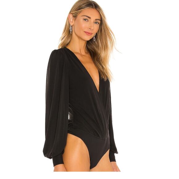 Lovers and Friends Joelle Bodysuit in Black NWT Size Small - Picture 3 of 4